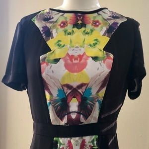 A-line dress with short sleeve